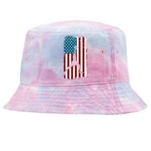 Us American Flag Basketball Patriotic Athlete Print Gift Tie-Dyed Bucket Hat