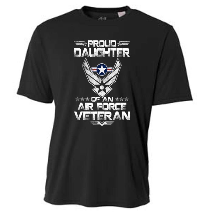 Us Air Force Proud Daughter Proud Air Force Daughter Veteran Cooling Performance Crew T-Shirt