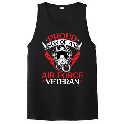 Us Air Force Veteran Proud Son Of An Air Force Veteran Gift PosiCharge Competitor Tank