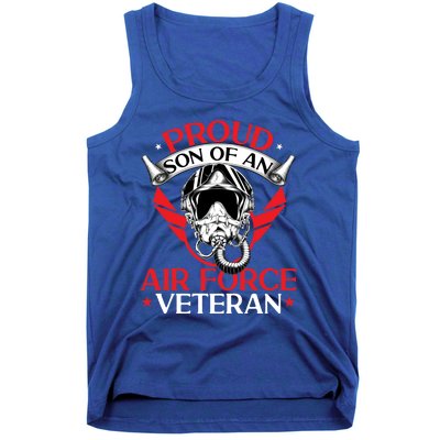 Us Air Force Veteran Proud Son Of An Air Force Veteran Gift Tank Top