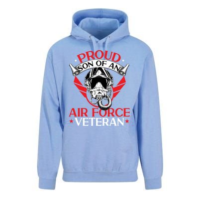 Us Air Force Veteran Proud Son Of An Air Force Veteran Gift Unisex Surf Hoodie