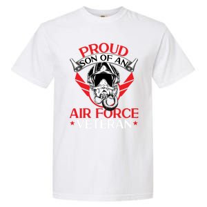 Us Air Force Veteran Proud Son Of An Air Force Veteran Gift Garment-Dyed Heavyweight T-Shirt