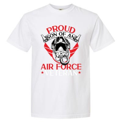 Us Air Force Veteran Proud Son Of An Air Force Veteran Gift Garment-Dyed Heavyweight T-Shirt