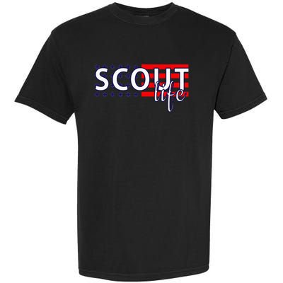 US America Flag Scout Life Garment-Dyed Heavyweight T-Shirt