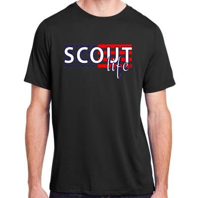 US America Flag Scout Life Adult ChromaSoft Performance T-Shirt