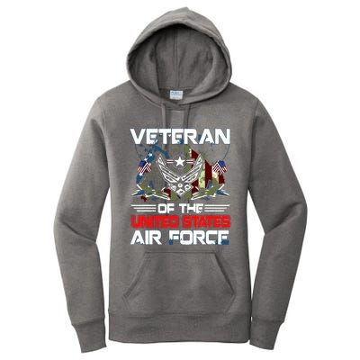 US Air Force Veteran Veteran Of The United States Air Force Women's Pullover Hoodie