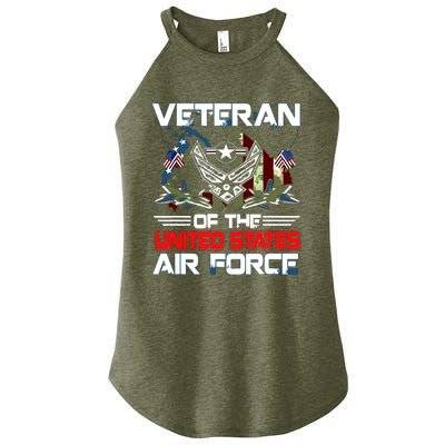 US Air Force Veteran Veteran Of The United States Air Force Women’s Perfect Tri Rocker Tank