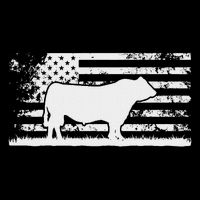 Usa American Flag America Cow Black Angus Rancher Bag