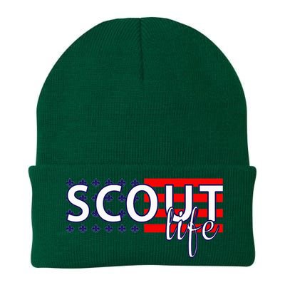 US America Flag Scout life Knit Cap Winter Beanie