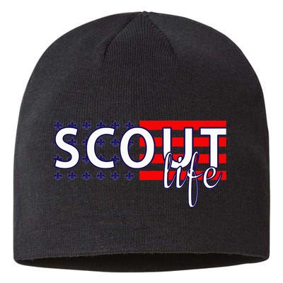 US America Flag Scout life Sustainable Beanie