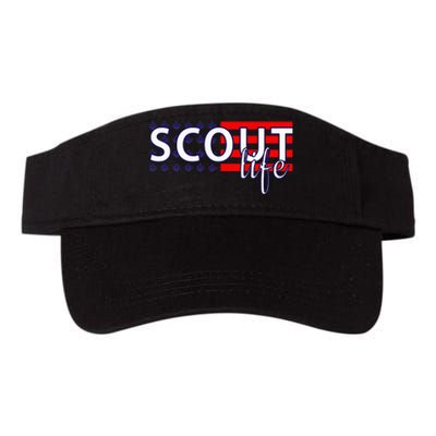 US America Flag Scout life Valucap Bio-Washed Visor