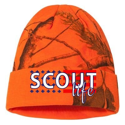 US America Flag Scout life Kati Licensed 12" Camo Beanie