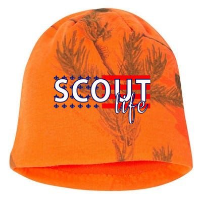 US America Flag Scout life Kati - Camo Knit Beanie