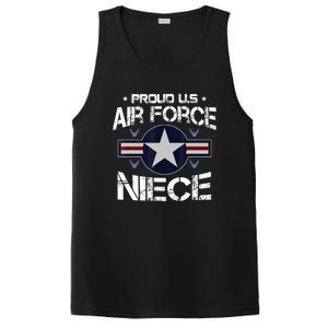 Us Air Force Proud Niece Proud Air Force Niece Veteran Day PosiCharge Competitor Tank