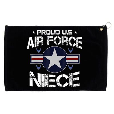 Us Air Force Proud Niece Proud Air Force Niece Veteran Day Grommeted Golf Towel