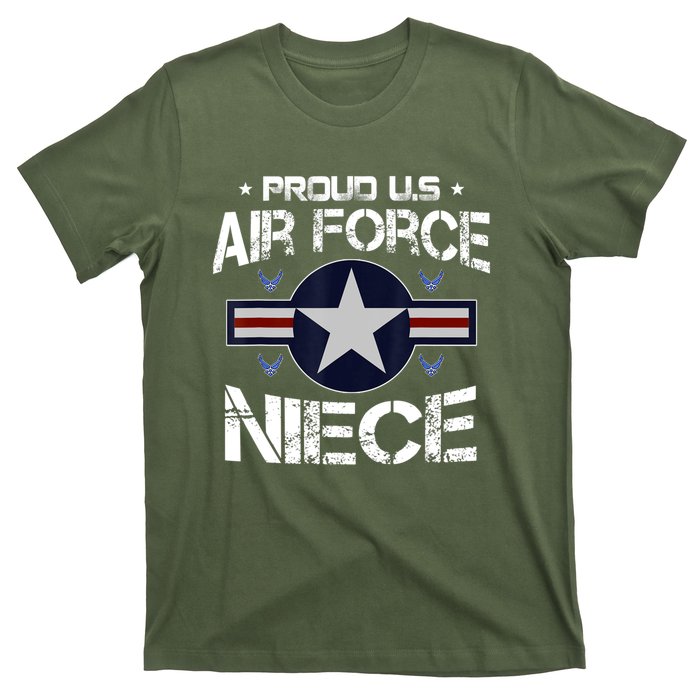 Us Air Force Proud Niece Proud Air Force Niece Veteran Day T-Shirt