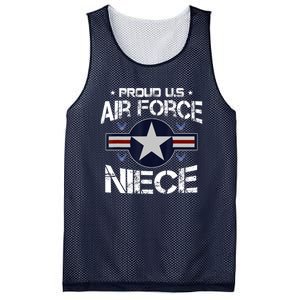 Us Air Force Proud Niece Proud Air Force Niece Veteran Day Mesh Reversible Basketball Jersey Tank