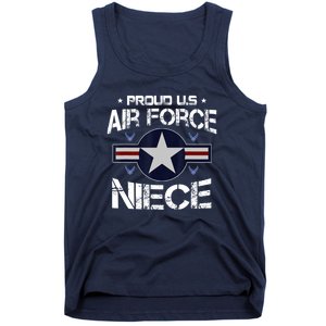 Us Air Force Proud Niece Proud Air Force Niece Veteran Day Tank Top