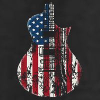 Us American Flag Guitar Musician Distressed Guitars Vintage Tumbler