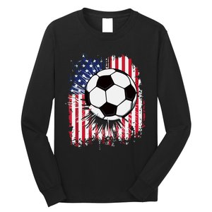 Usa American Flagc4th Of July Patriotic Long Sleeve Shirt