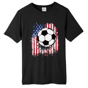 Usa American Flagc4th Of July Patriotic Tall Fusion ChromaSoft Performance T-Shirt