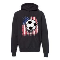 Usa American Flagc4th Of July Patriotic Premium Hoodie