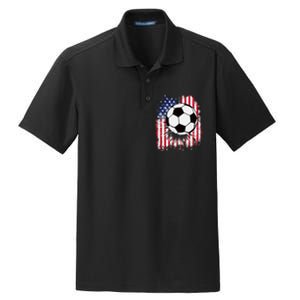 Usa American Flagc4th Of July Patriotic Dry Zone Grid Polo