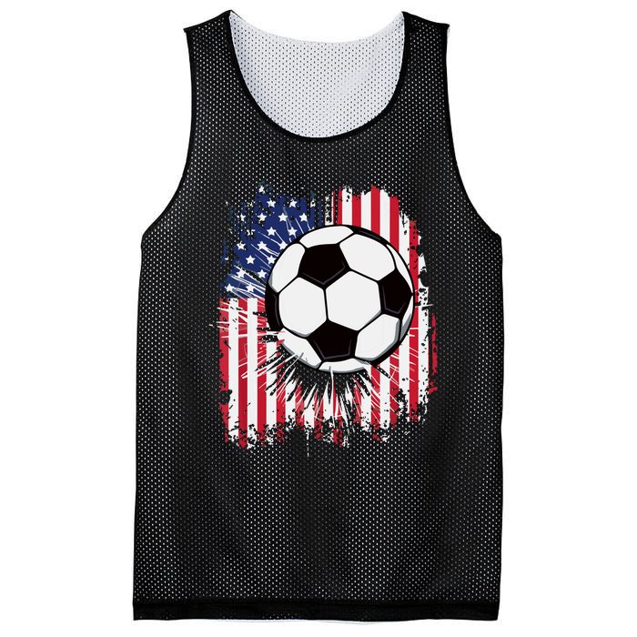 Usa American Flagc4th Of July Patriotic Mesh Reversible Basketball Jersey Tank