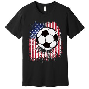 Usa American Flagc4th Of July Patriotic Premium T-Shirt