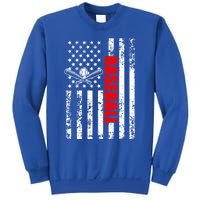 Us American Flag Baseball Patriotic Baseball Gift Sweatshirt