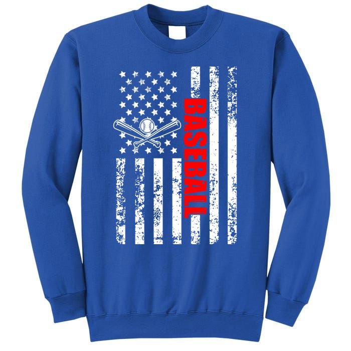 Us American Flag Baseball Patriotic Baseball Gift Sweatshirt