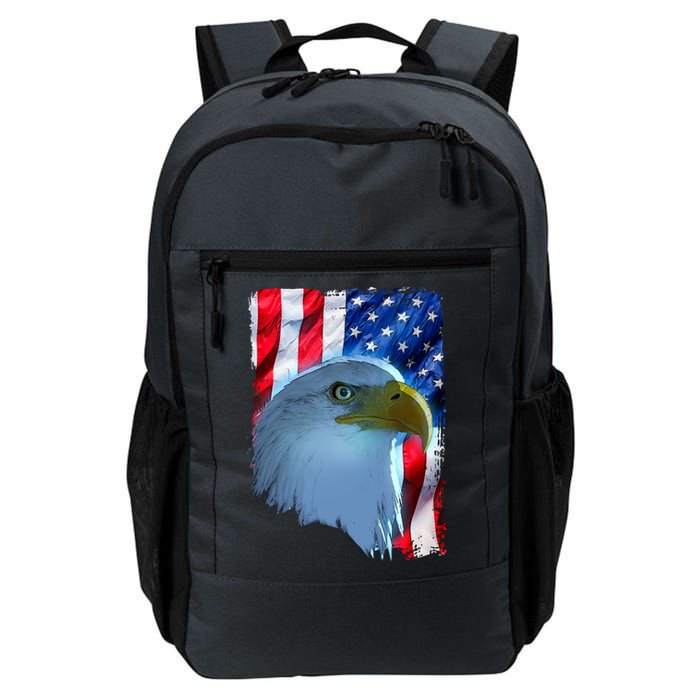 USA American Flag Eagle Distressed Style Backpack