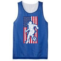 Usa American Flag Soccer Player Gift Graphic Funny Gift Mesh Reversible Basketball Jersey Tank