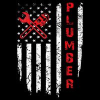 Usa American Flag Plumber Women Plumbers Patriotic 16 in Basic Backpack