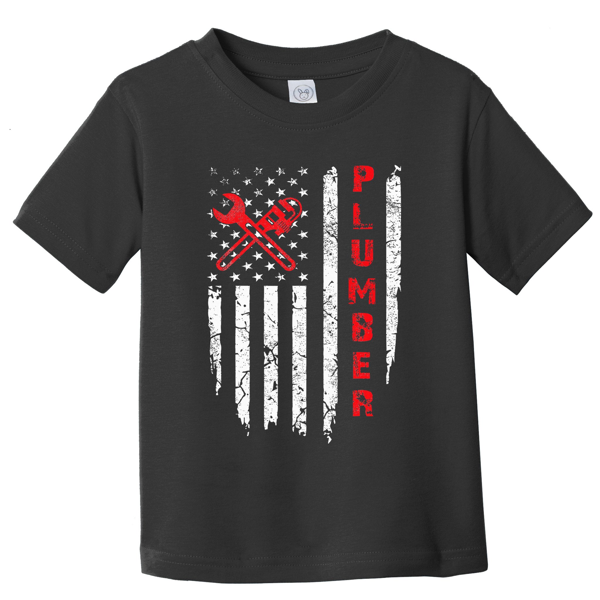 Usa American Flag Plumber Women Plumbers Patriotic Toddler T-Shirt
