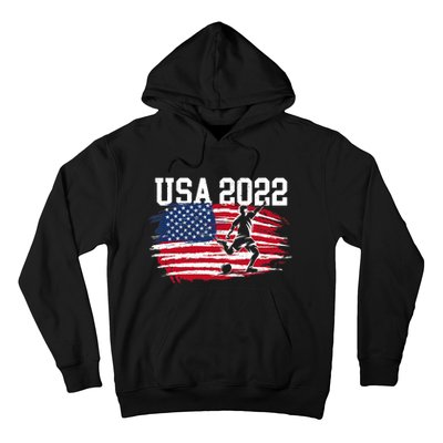 USA American Flag Soccer Tournament Hoodie