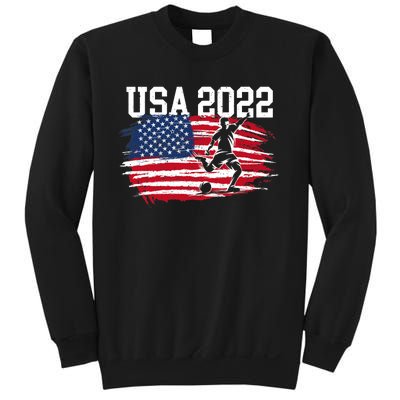 USA American Flag Soccer Tournament Sweatshirt