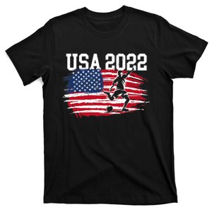 USA American Flag Soccer Tournament T-Shirt