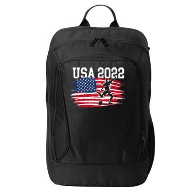 USA American Flag Soccer Tournament City Backpack