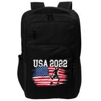 USA American Flag Soccer Tournament Impact Tech Backpack