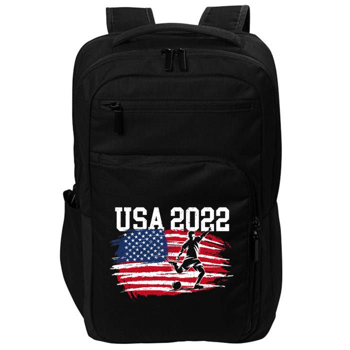 USA American Flag Soccer Tournament Impact Tech Backpack