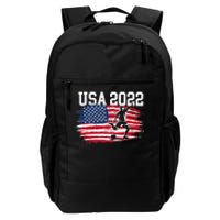 USA American Flag Soccer Tournament Daily Commute Backpack