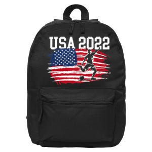 USA American Flag Soccer Tournament 16 in Basic Backpack