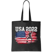 USA American Flag Soccer Tournament Tote Bag