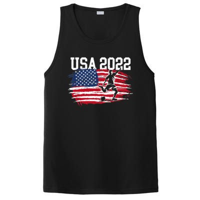 USA American Flag Soccer Tournament PosiCharge Competitor Tank