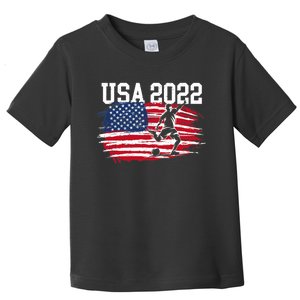 USA American Flag Soccer Tournament Toddler T-Shirt