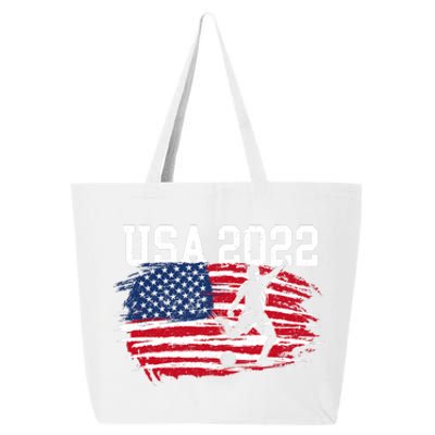 USA American Flag Soccer Tournament 25L Jumbo Tote