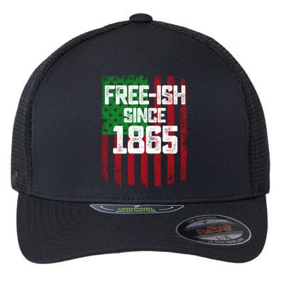 Usa American Flag Juneteenth June 19 1865 Black History Blm Gift Flexfit Unipanel Trucker Cap