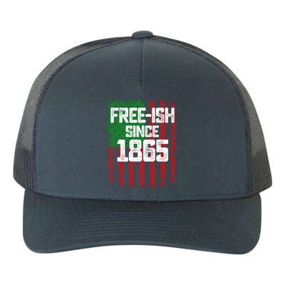 Usa American Flag Juneteenth June 19 1865 Black History Blm Gift Yupoong Adult 5-Panel Trucker Hat