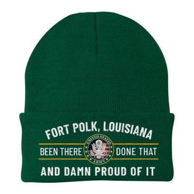 U.S A.R.M.Y Fort Polk Tigerland Louisiana Alumni Retro Gift Knit Cap Winter Beanie